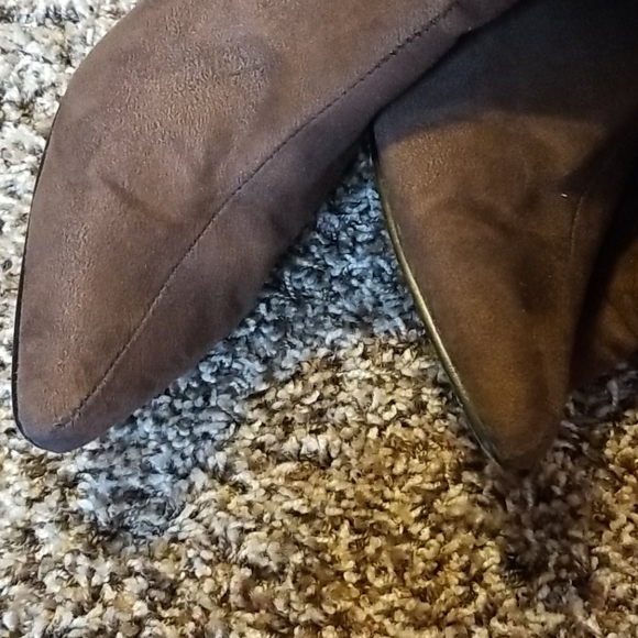 Newport News brown scrunch boots - Picture 4 of 8